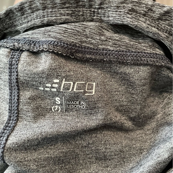 BCG girls Gray Leggings Elastic Waistband size 7 - Picture 2 of 4